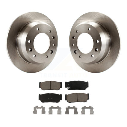 Rear Disc Brake Rotors And Ceramic Pads Kit For Hyundai Entourage Kia Sedona To 04/27/06 K8C-102057