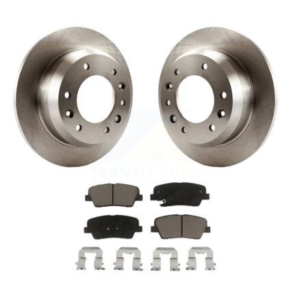 Rear Disc Brake Rotors And Ceramic Pads Kit For Kia Sedona Hyundai Entourage K8C-102058