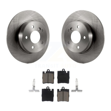 Rear Brake Rotor Ceramic Pad Kit For Mercedes-Benz C230 SLK350 CLK320 C280 E320 C240 C320 K8C-102060