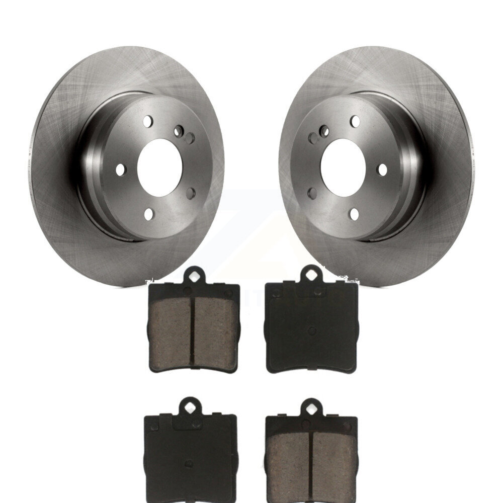 Rear Brake Rotors & Ceramic Pad Kit For 2007-2008 Mercedes-Benz SLK280 With Sport Package K8C-102061