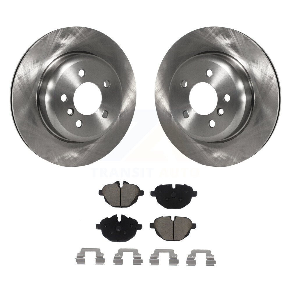 Rear Disc Brake Rotors And Ceramic Pads Kit For BMW 535i xDrive 528i 535d ActiveHybrid 5 K8C-102063