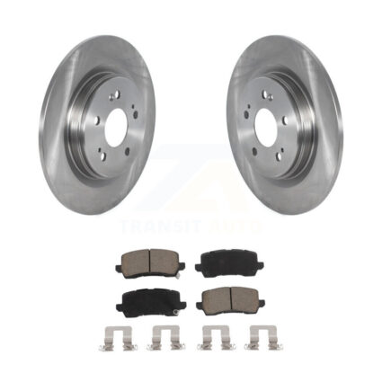 Rear Disc Brake Rotors And Ceramic Pads Kit For 2018-2023 Honda Odyssey K8C-102072