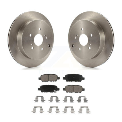 Rear Disc Brake Rotors And Ceramic Pads Kit For 2009-2013 Suzuki Grand Vitara K8C-102073