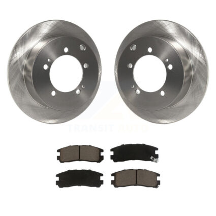 Rear Disc Brake Rotor Ceramic Pad Kit For Chrysler Sebring Mitsubishi Eclipse Eagle Talon K8C-102074