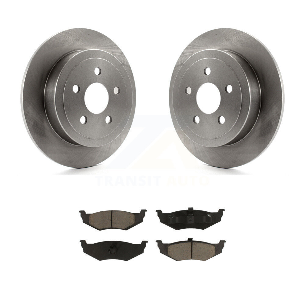 Rear Brake Rotor And Ceramic Pad Kit For Chrysler Sebring PT Cruiser Cirrus Dodge Stratus K8C-102075