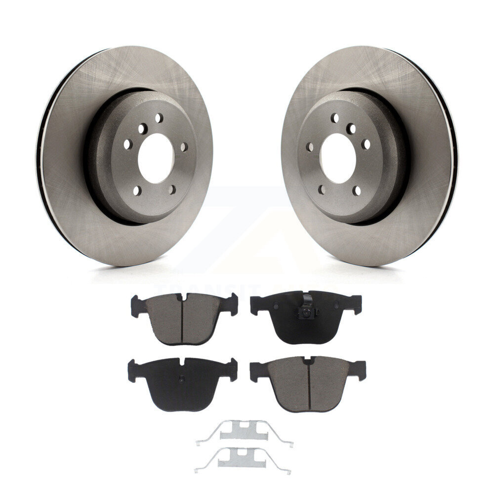 Rear Disc Brake Rotors And Ceramic Pads Kit For BMW 650i 645Ci 550i 545i 535i K8C-102078