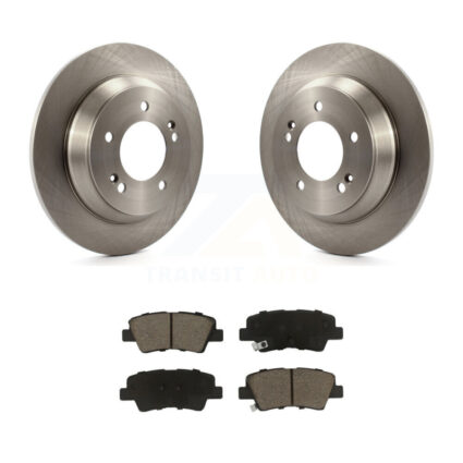 Rear Disc Brake Rotor Ceramic Pad Kit For 2014-2017 Kia Rondo With Electric Parking K8C-102079
