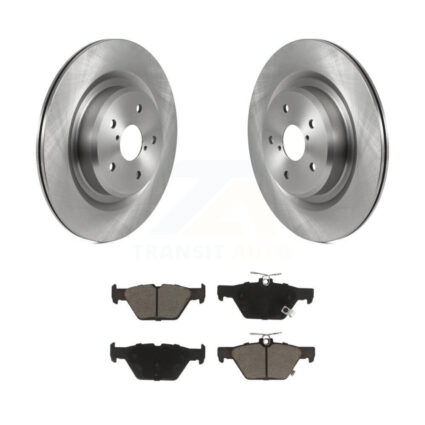 Rear Disc Brake Rotors And Ceramic Pads Kit For 2019-2024 Subaru Ascent K8C-102083