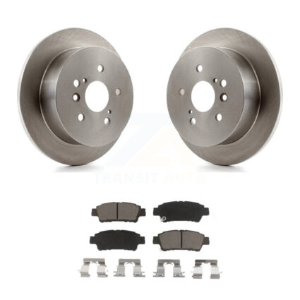 Rear Disc Brake Rotors And Ceramic Pads Kit For 2004-2010 Toyota Sienna K8C-102085