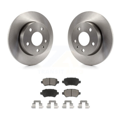 Rear Disc Brake Rotors And Ceramic Pads Kit For 2008-2009 Saturn Astra K8C-102087