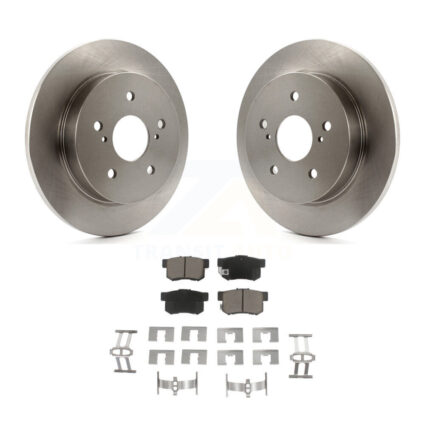 Rear Disc Brake Rotors And Ceramic Pads Kit For 2010-2013 Suzuki Kizashi K8C-102105