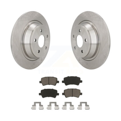 Rear Disc Brake Rotors And Ceramic Pads Kit For 2012-2015 Land Rover Range Evoque K8C-102114