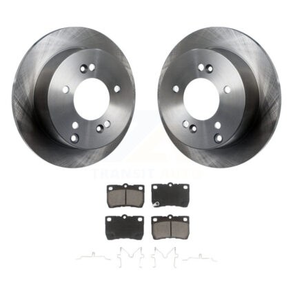 Rear Disc Brake Rotors And Ceramic Pads Kit For Lexus IS250 K8C-102115