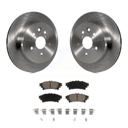Rear Disc Brake Rotors And Ceramic Pads Kit For Lexus IS350 IS250 K8C-102118