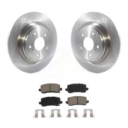 Rear Disc Brake Rotors And Ceramic Pads Kit For 2017-2020 Acura MDX K8C-102124