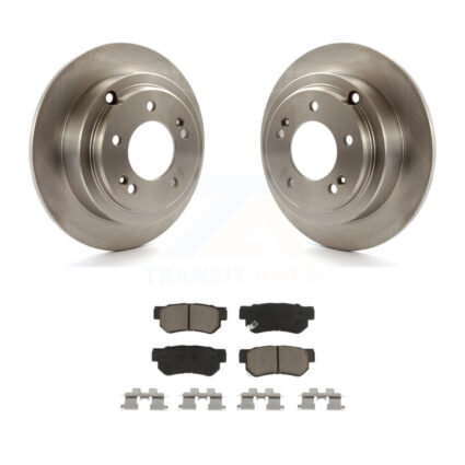 Rear Disc Brake Rotors And Ceramic Pads Kit For 2004-2006 Kia Amanti K8C-102125