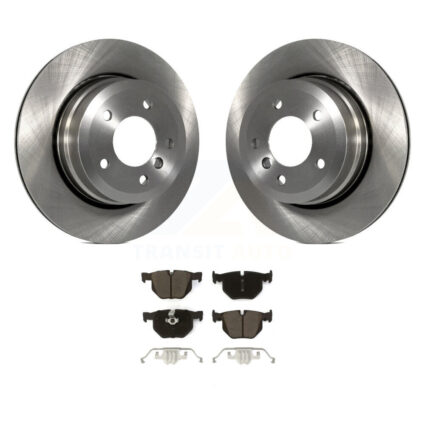 Rear Disc Brake Rotors & Ceramic Pad Kit For BMW 530xi 528i xDrive 535i 535xi 528xi 525xi K8C-102129