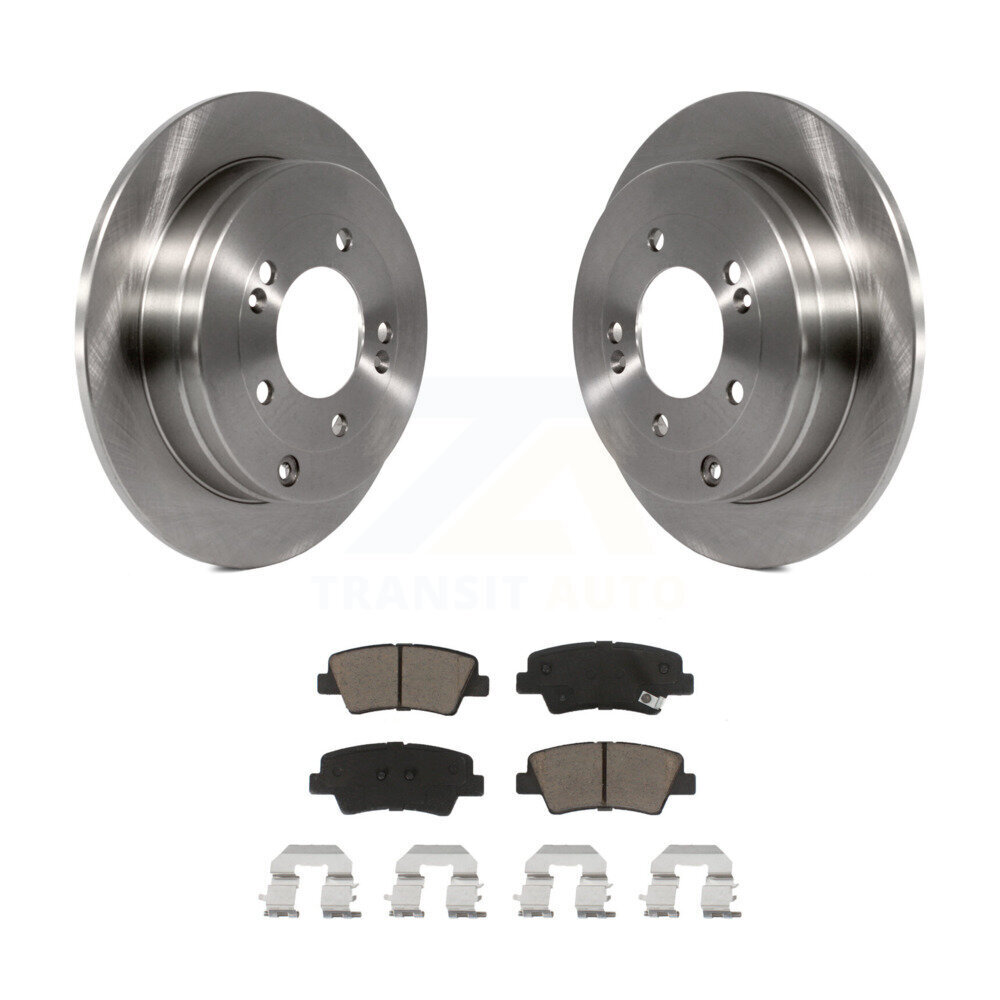 Rear Disc Brake Rotors And Ceramic Pads Kit For Kia Amanti Hyundai Azera K8C-102134