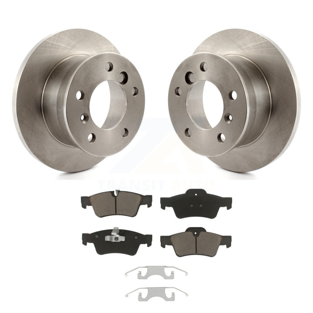 Rear Brake Rotor & Ceramic Pad Kit For Mercedes-Benz G55 AMG With 85mm Hub Pilot Diameter K8C-102140