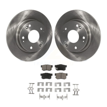 Rear Disc Brake Rotors And Ceramic Pads Kit For Honda Civic Acura CSX ILX K8C-102141
