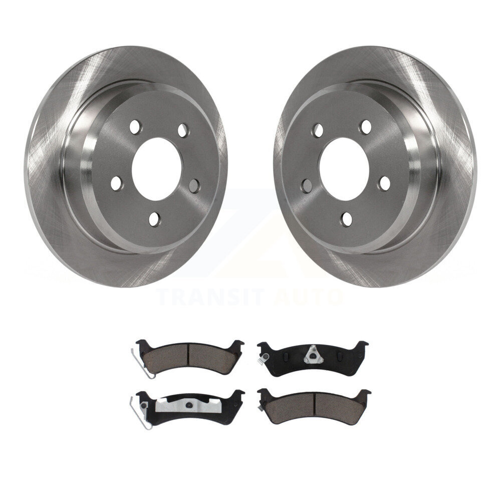 Rear Disc Brake Rotors And Ceramic Pads Kit For Jeep Grand Cherokee K8C-102144