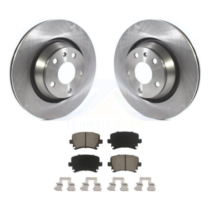 Rear Disc Brake Rotors And Ceramic Pads Kit For Audi TT Quattro TTS RS K8C-102146