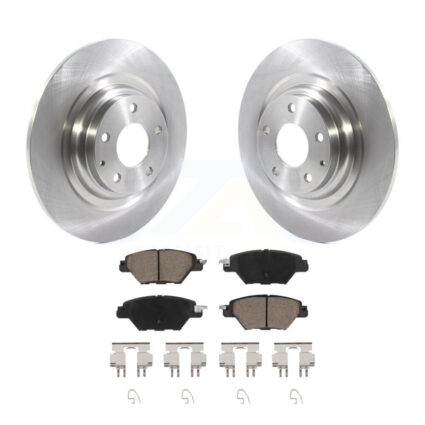 Rear Disc Brake Rotors And Ceramic Pads Kit For 2016-2023 Mazda CX-9 K8C-102148