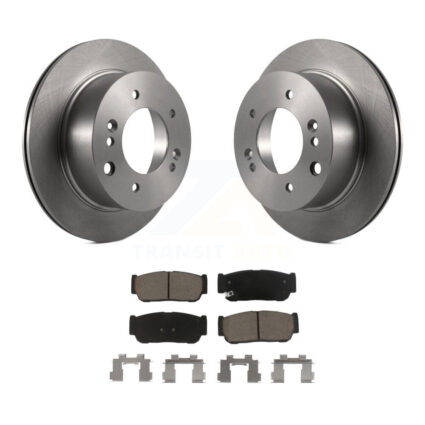 Rear Disc Brake Rotors And Ceramic Pads Kit For 2003-2006 Kia Sorento K8C-102158