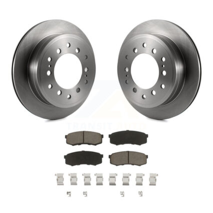 Rear Disc Brake Rotor & Ceramic Pad Kit For Toyota 4Runner FJ Cruiser Sequoia Lexus GX470 K8C-102161