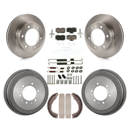 Front Rear Disc Brake Rotors Ceramic Pads And Drum Kit (7Pc) For Toyota 4Runner K8C-102328
