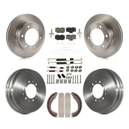 Front Rear Disc Brake Rotors Ceramic Pads And Drum Kit (7Pc) For Toyota 4Runner K8C-102330