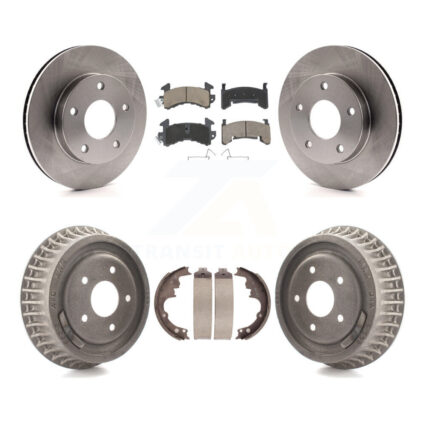 Front Rear Brake Rotor Ceramic Pad And Drum Kit For Chevrolet S10 GMC Sonoma Blazer Jimmy K8C-102399