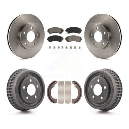 Front Rear Disc Brake Rotors Ceramic Pad & Drum Kit For Pontiac Montana Chevrolet Venture K8C-102431
