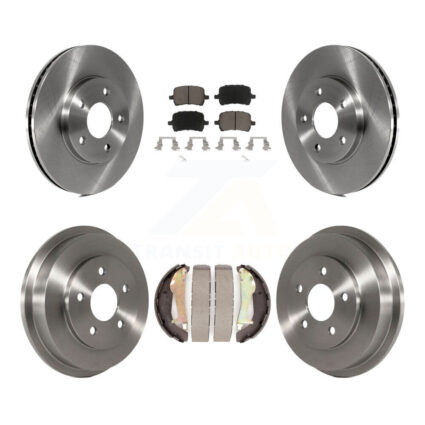 Front Rear Disc Brake Rotors Ceramic Pads And Drum Kit For Chevrolet HHR K8C-102439