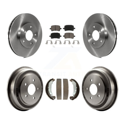 Front Rear Disc Brake Rotors Ceramic Pads And Drum Kit For Chevrolet HHR K8C-102440