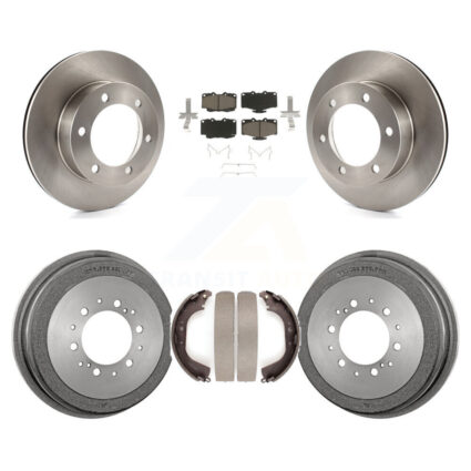 Front Rear Disc Brake Rotors Ceramic Pads And Drum Kit For Toyota 4Runner Tacoma K8C-102531
