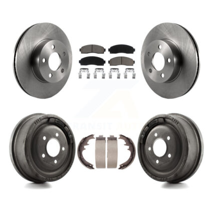 Front Rear Disc Brake Rotors Ceramic Pads And Drum Kit For Ford Ranger Mazda B4000 K8C-102536