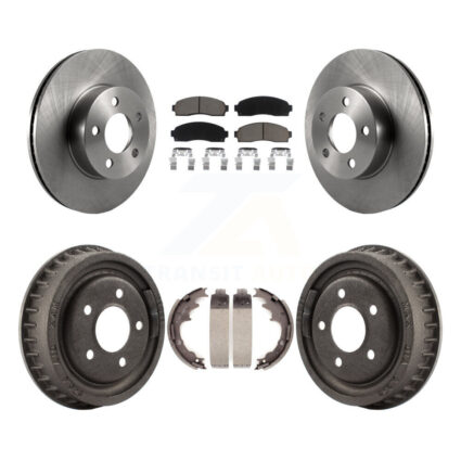 Front Rear Disc Brake Rotors Ceramic Pads And Drum Kit For Ford Ranger Mazda B4000 K8C-102538