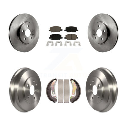 Front Rear Disc Brake Rotors Ceramic Pads And Drum Kit For Chevrolet Trax K8C-102591