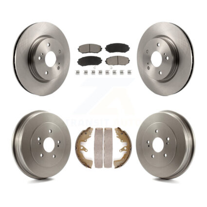 Front Rear Disc Brake Rotors Ceramic Pads And Drum Kit For 2006-2008 Suzuki Grand Vitara K8C-102592