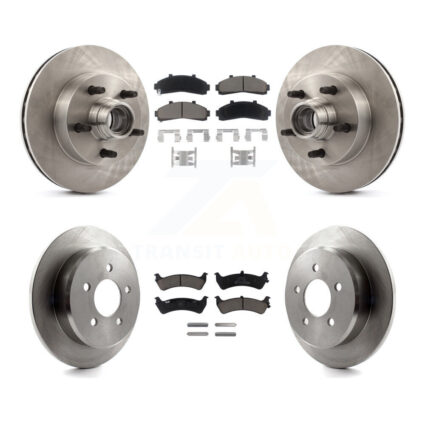 Front Rear Brake Rotors & Ceramic Pad Kit For Ford Ranger With 261mm Diameter Rotor K8C-102631