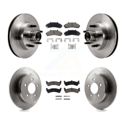 Front Rear Disc Brake Rotors And Ceramic Pads Kit For Ford Ranger K8C-102632