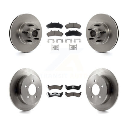Front Rear Disc Brake Rotors And Ceramic Pad Kit For 2001 Ford Explorer RWD From 01 02 K8C-102633