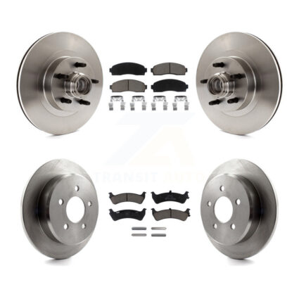 Front Rear Disc Brake Rotors And Ceramic Pads Kit For 2001 Ford Explorer Sport RWD K8C-102654