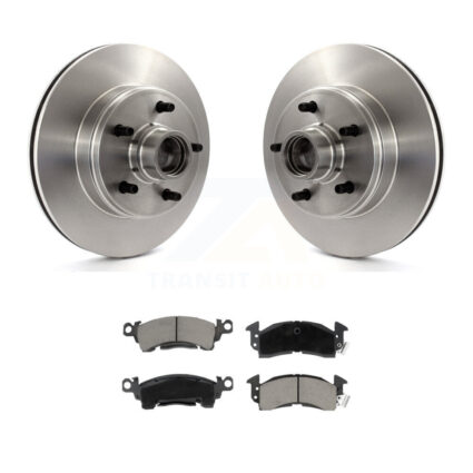 Front Disc Brake Rotors Hub Assembly And Ceramic Pads Kit For Chevrolet Astro GMC Safari K8C-102697