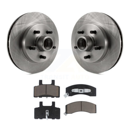 Front Disc Brake Rotors Hub Assembly & Ceramic Pad Kit For Chevrolet Tahoe C1500 Suburban K8C-102703