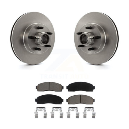 Front Disc Brake Rotors Hub And Ceramic Pads Kit For Ford Ranger Mazda B3000 B2300 B4000 K8C-102713
