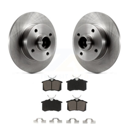 Rear Disc Brake Rotors Hub Assembly And Ceramic Pads Kit For Volkswagen Cabrio K8C-102722