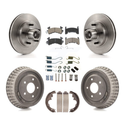 Front Rear Disc Brake Rotor Ceramic Pad Drum Kit (7Pc) For Chevrolet S10 GMC Sonoma Jimmy K8C-102744