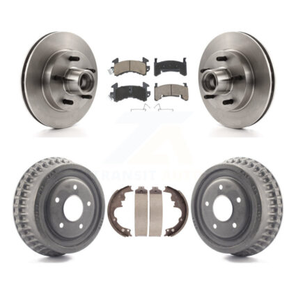 Front Rear Brake Rotor Ceramic Pad & Drum Kit For Chevrolet Camaro Pontiac Firebird Monte K8C-102758